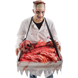 Odrezaná noha Halloween dekorácia